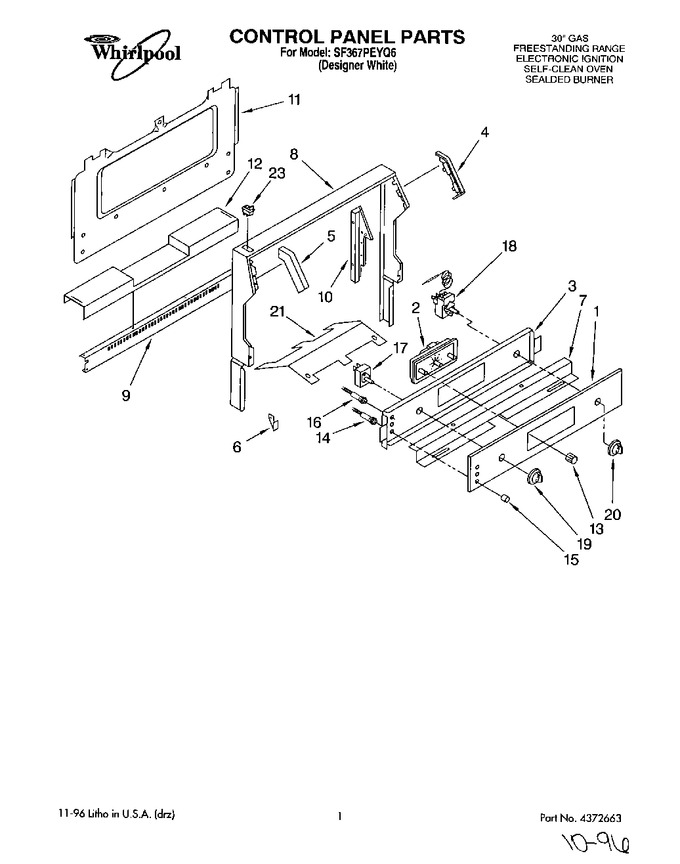 Diagram for SF367PEYQ6