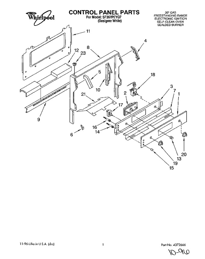 Diagram for SF367PEYQ7