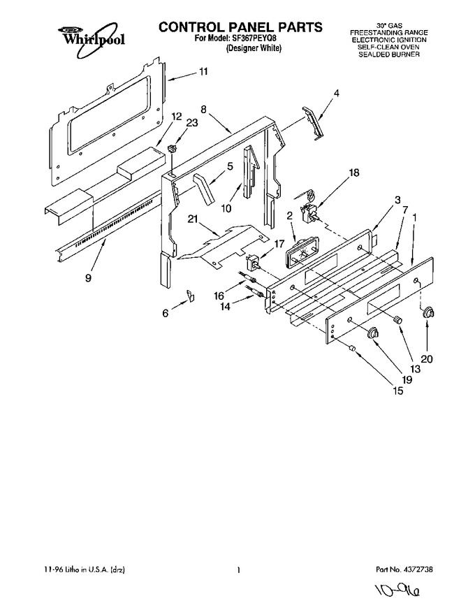 Diagram for SF367PEYQ8