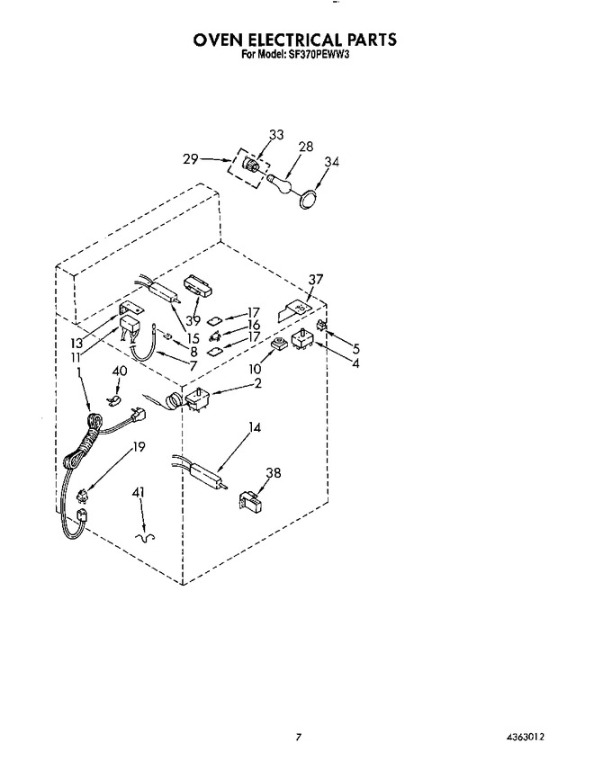 Diagram for SF370PEWN3