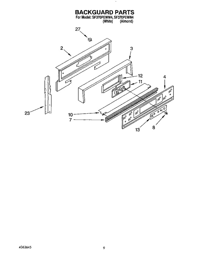 Diagram for SF370PEWN4