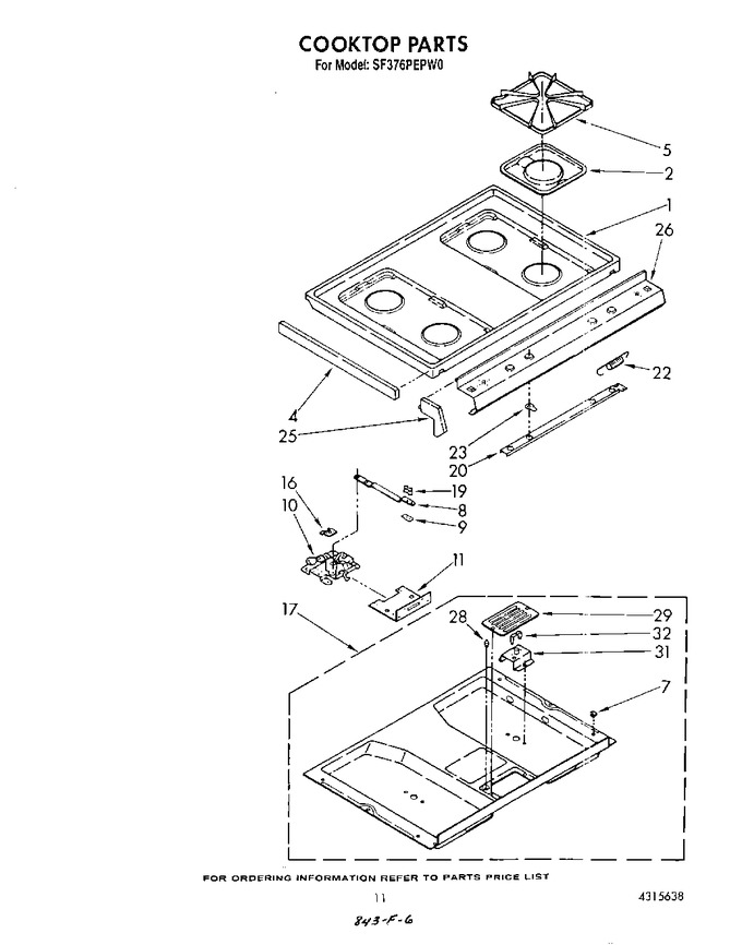 Diagram for SF376PEPW0