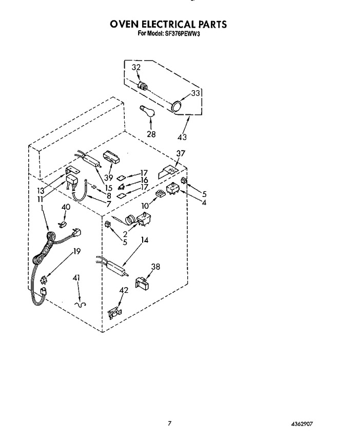 Diagram for SF376PEWW3