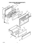 Diagram for 06 - Oven Door And Drawer