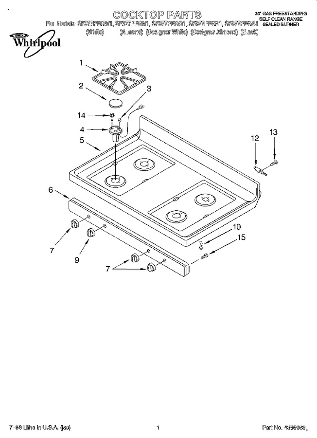 Diagram for SF377PEGW1