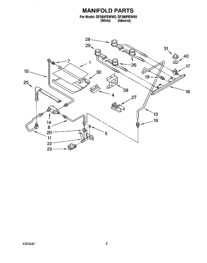 Diagram for SF380PEWW0