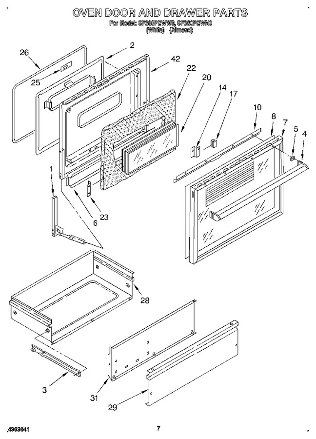 Diagram for SF380PEWW0