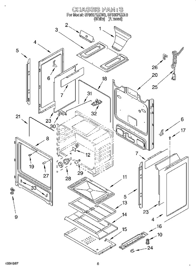 Diagram for SF385PEEW0