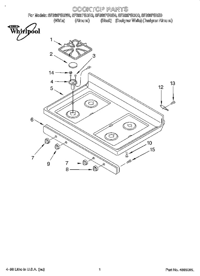 Diagram for SF385PEGW0