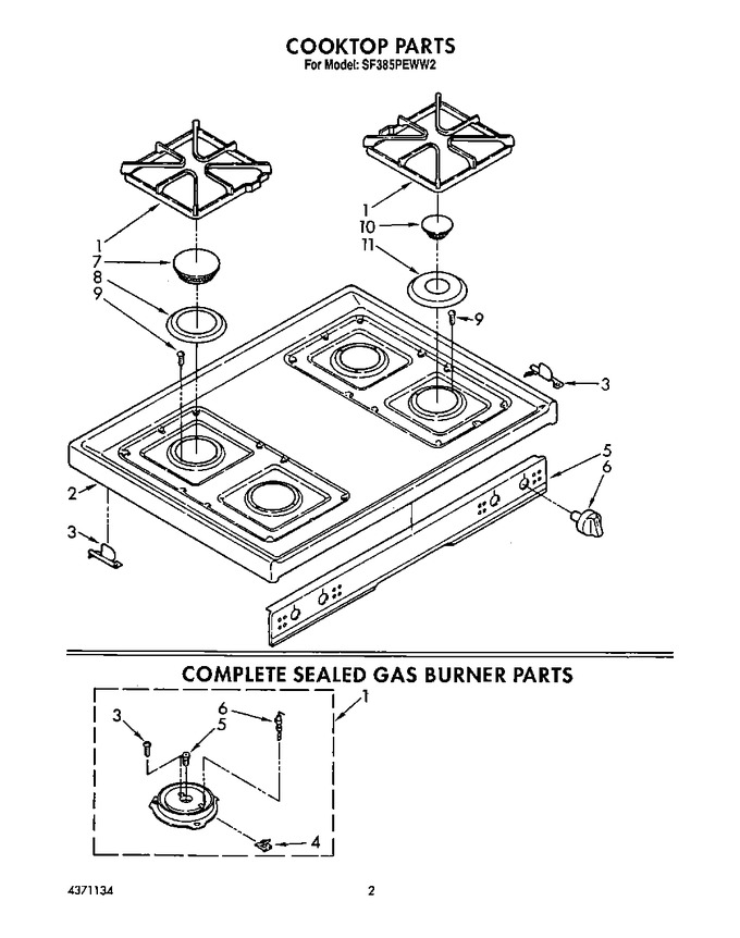 Diagram for SF385PEWN2