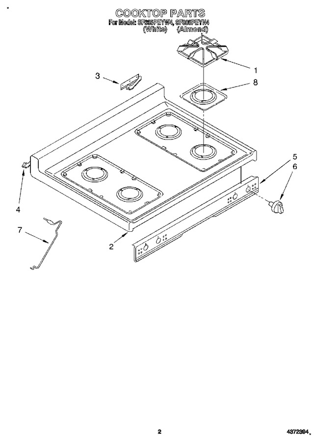 Diagram for SF385PEYN4