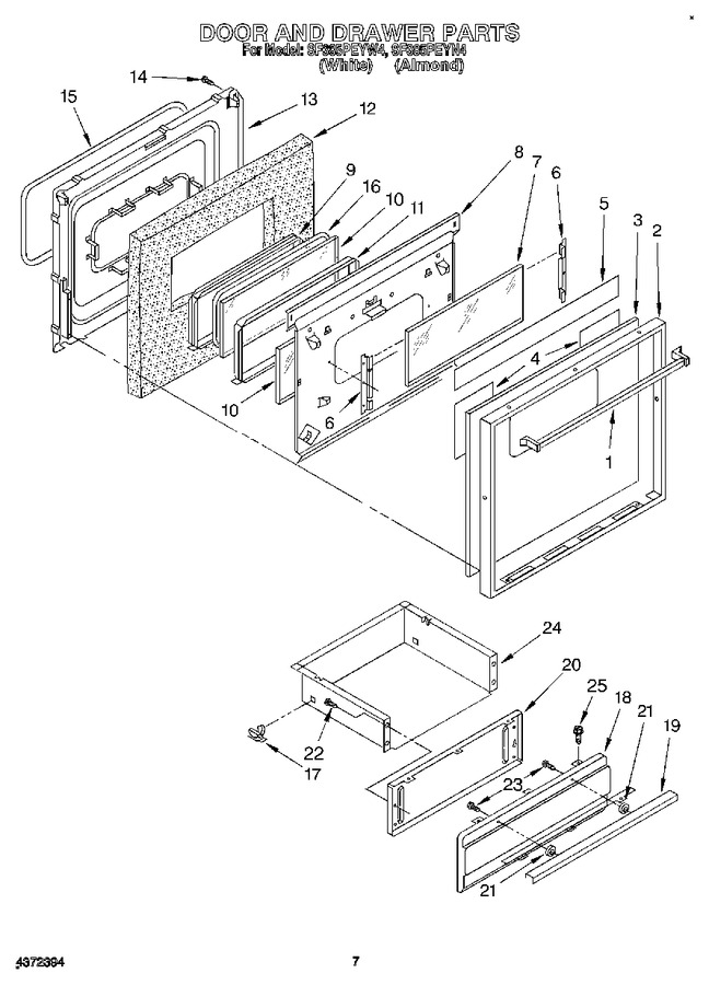 Diagram for SF385PEYW4