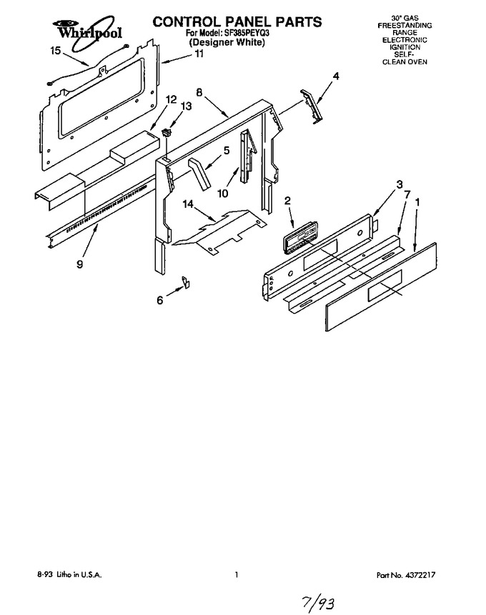 Diagram for SF385PEYQ3