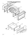 Diagram for 09 - Oven Door And Drawer