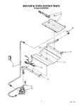 Diagram for 02 - Broiler And Oven Burner