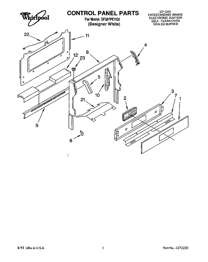 Diagram for SF387PEYQ2