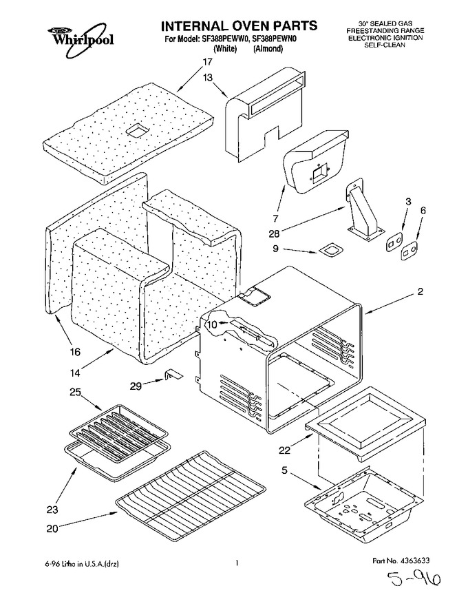 Diagram for SF388PEWN0