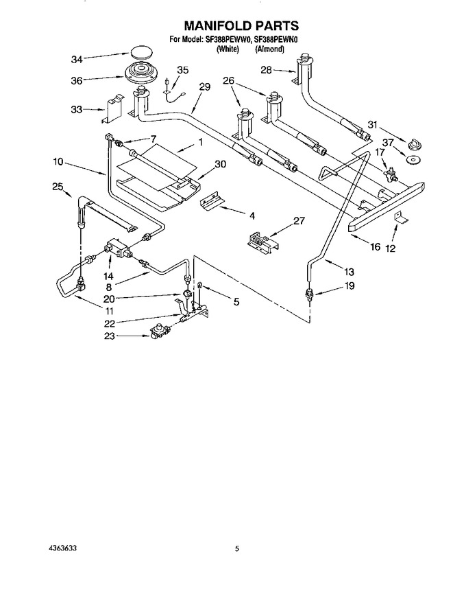 Diagram for SF388PEWW0