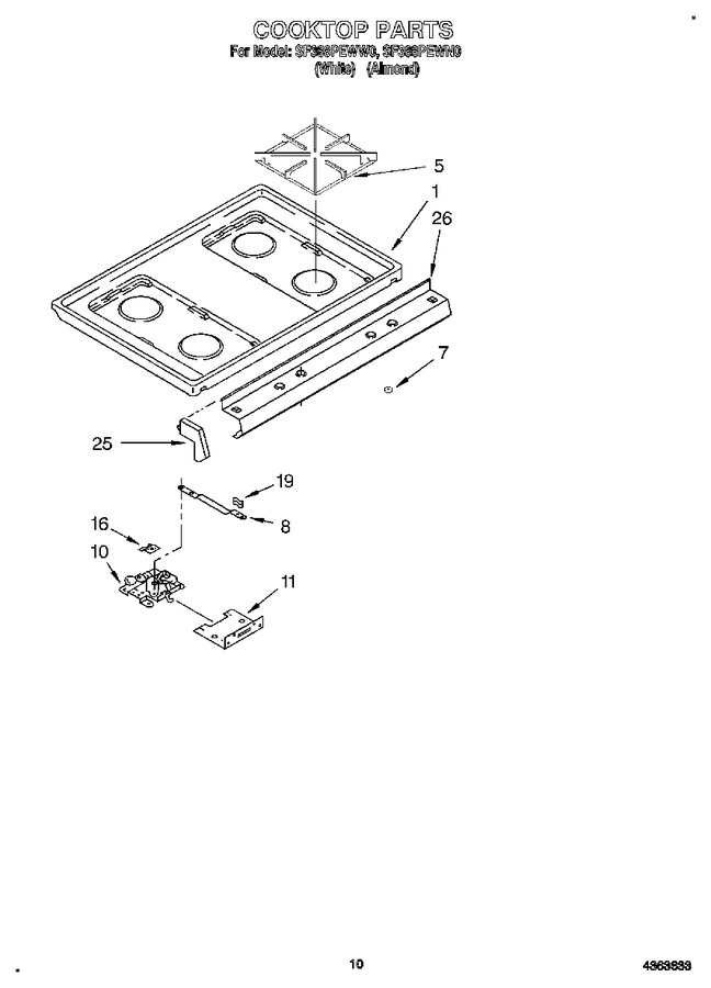 Diagram for SF388PEWW0