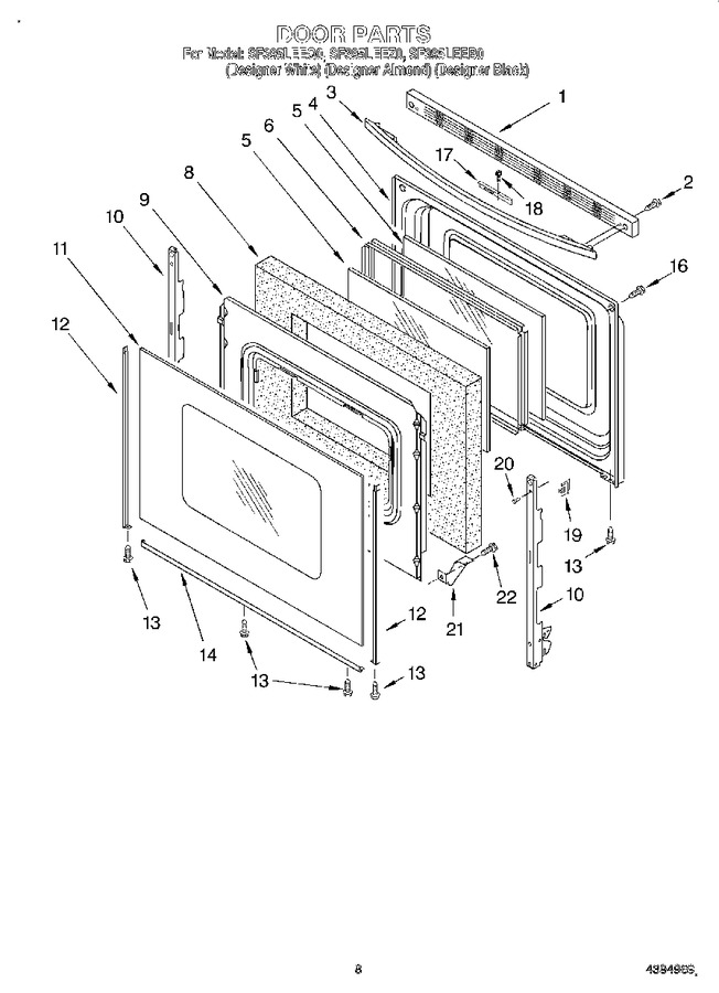 Diagram for SF395LEEB0