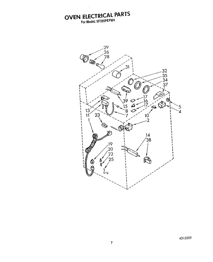 Diagram for SF395PEPW4