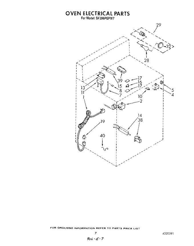 Diagram for SF396PEPW7