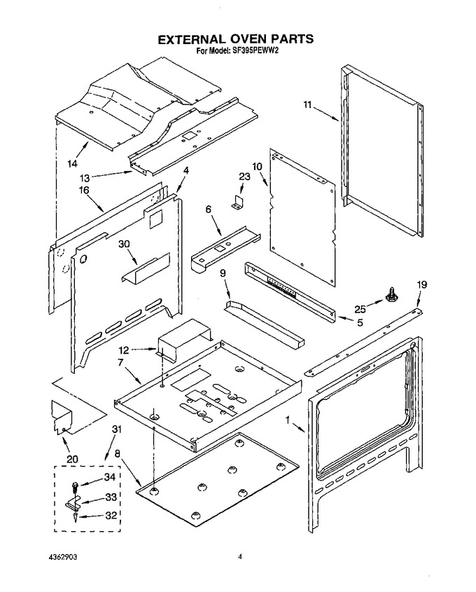 Diagram for SF395PEWN2