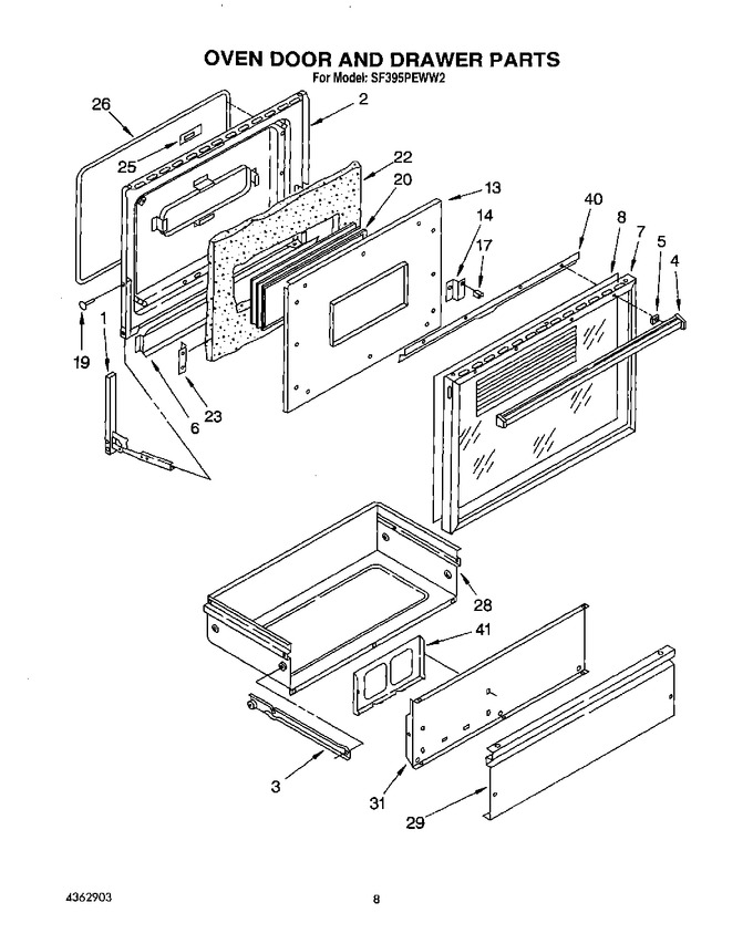 Diagram for SF395PEWW2