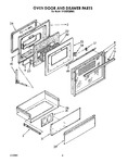 Diagram for 06 - Oven Door And Drawer