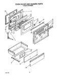 Diagram for 06 - Oven Door And Drawer