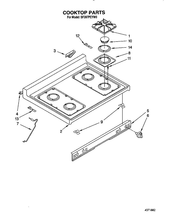 Diagram for SF397PEYW0