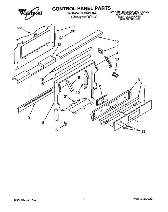 Diagram for SF397PEYQ2