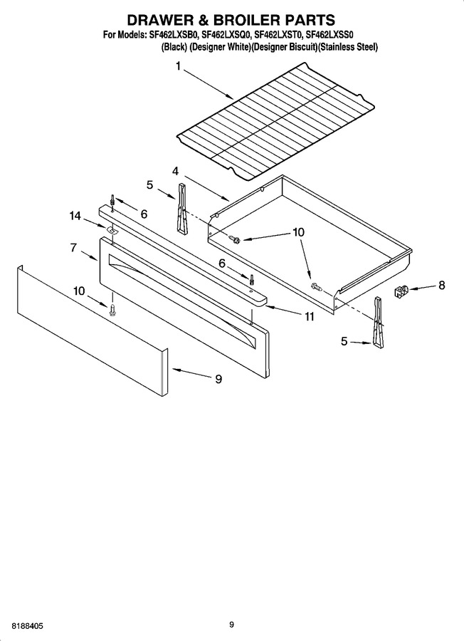 Diagram for SF462LXSB0