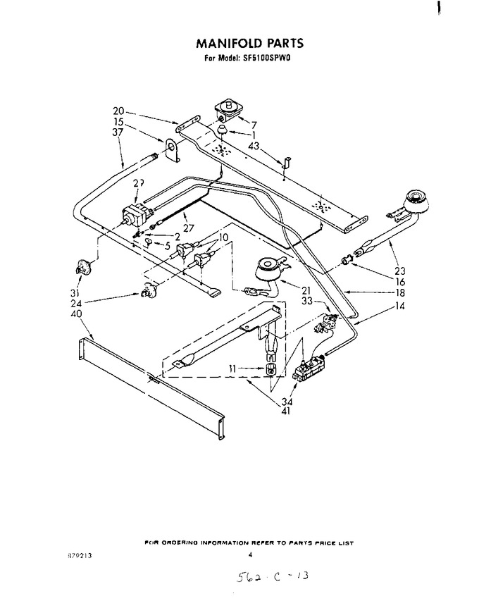 Diagram for SF5100SPW0