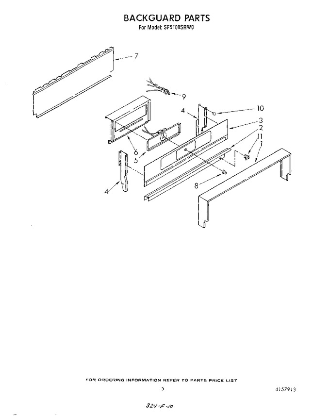 Diagram for SF5100SRW0