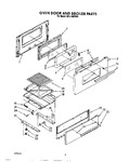 Diagram for 06 - Oven Door And Broiler