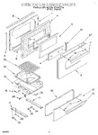 Diagram for 04 - Oven Door And Broiler