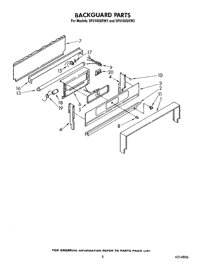 Diagram for SF5140SRW2