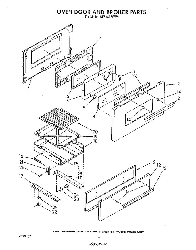 Diagram for SF5140SRW9