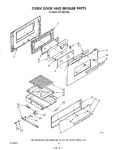 Diagram for 06 - Oven Door And Broiler