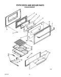 Diagram for 05 - Oven Door And Broiler