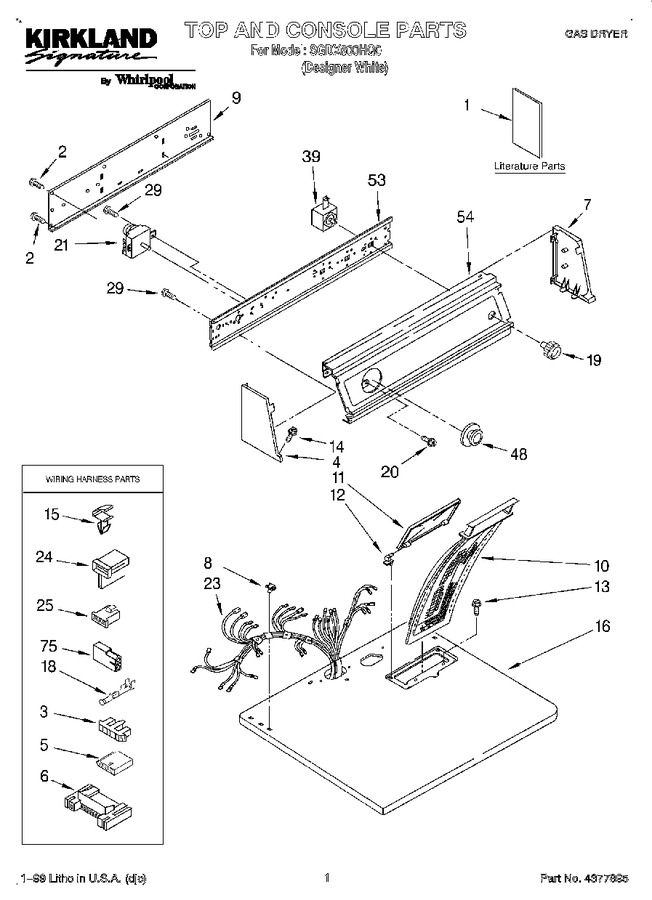 Diagram for SGDX600HQ0