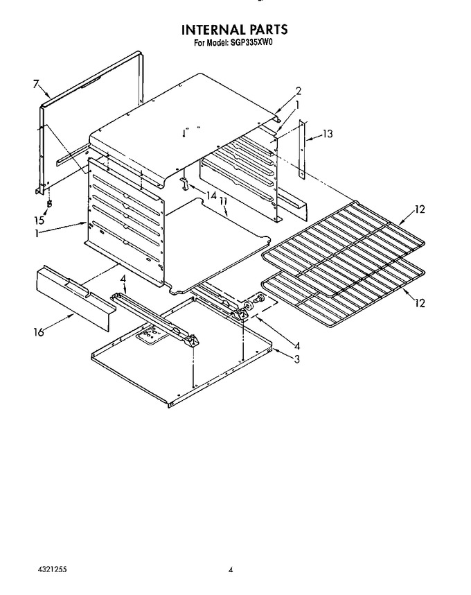 Diagram for SGP335XW0