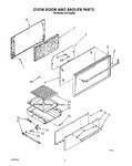 Diagram for 05 - Oven Door And Broiler