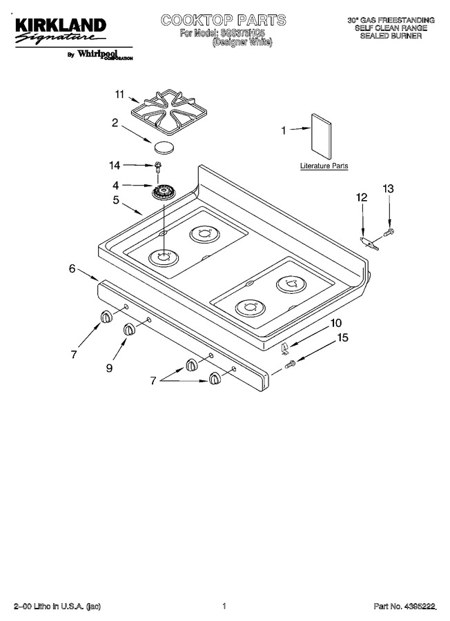 Diagram for SGS375HQ5