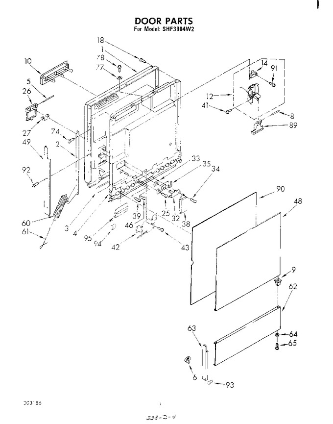 Diagram for SHF3804W2