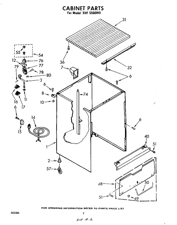 Diagram for SHF5500W0