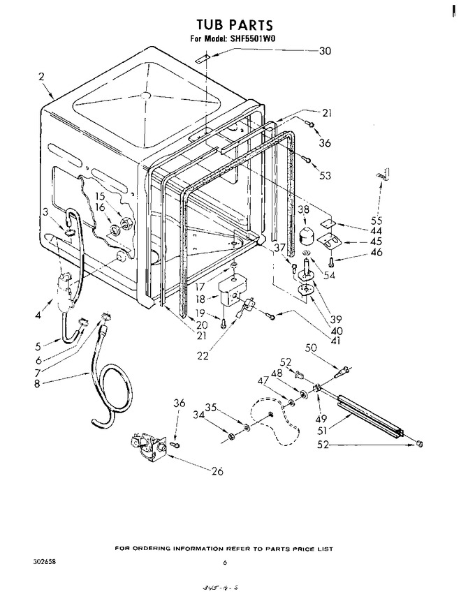 Diagram for SHF5501W0