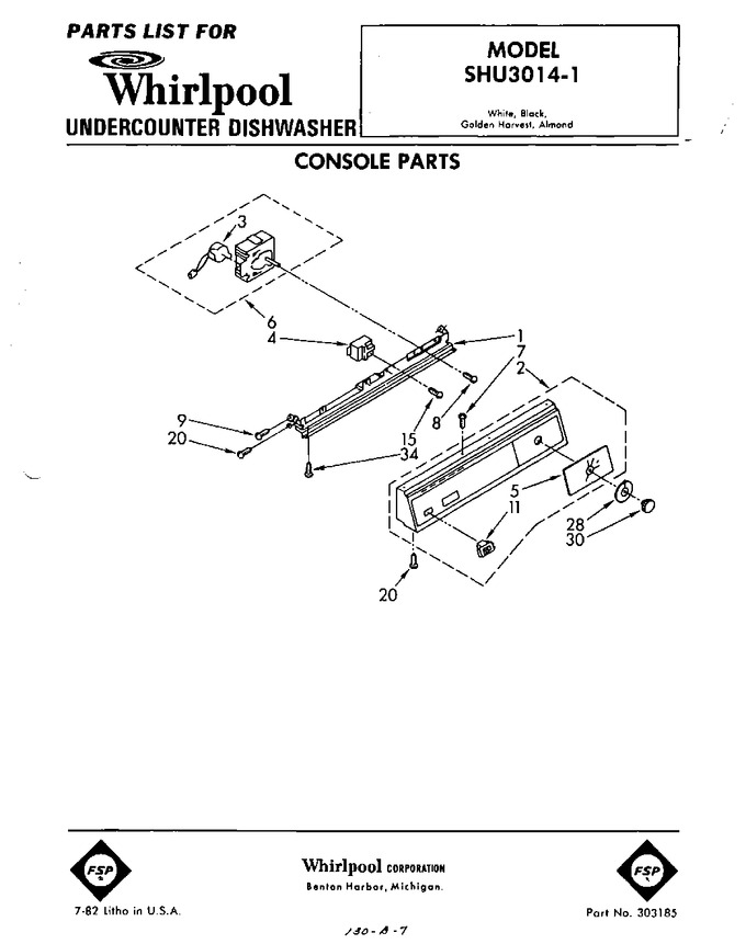 Diagram for SHU30141