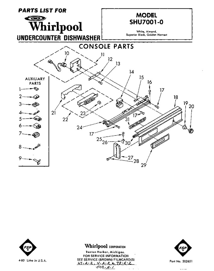 Diagram for SHU70010